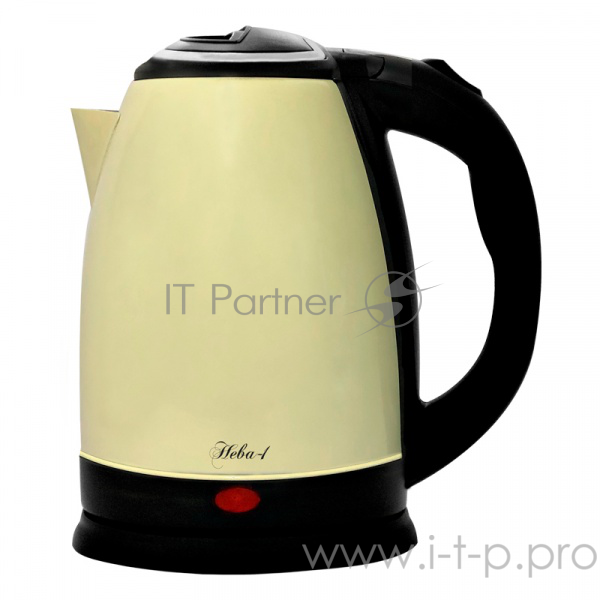 Чайник электрический Великие Реки Нева-1, желтый цвет, мощность 1500 Вт, объем 1,8 л, автоматическое отключение при вскипании воды, защита от работы без воды, дисковый нагревательный элемент из высококачественной нержавеющей стали, корпус из нержавею