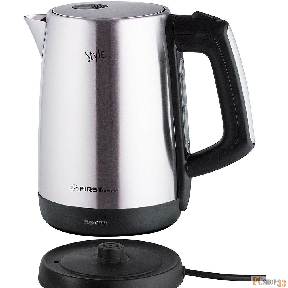 5411-2 Чайник FIRST Максимальный объем 1.7 л.Мощность 2200 Вт.Корпус из нержавеющей стали.Stell