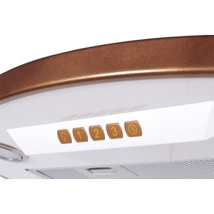 Вытяжка Kuppersberg Настенная вытяжка, ширина 60 см, отвод/рециркуляция, 650 м3/час, электронное управление, 3 скорости, галогеновое освещение 2х20 Вт, анодированные алюминиевые жироулавливающие фильтры, угольный фильтр С6С (опция), 42 дБ, цвет белый