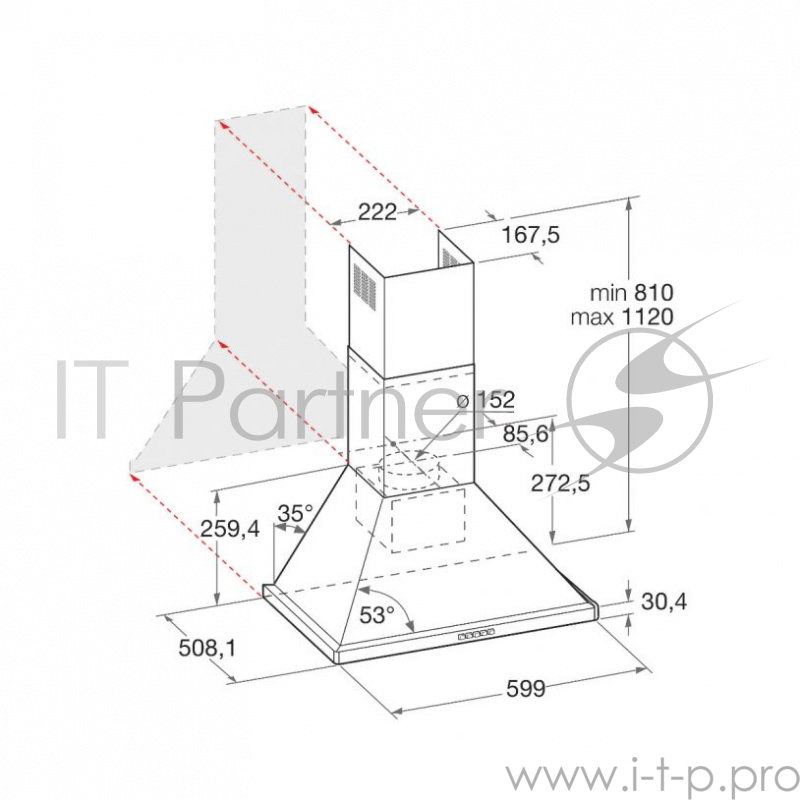 Hotpoint-Ariston HHPN 6.5F LM OW в.вытяж