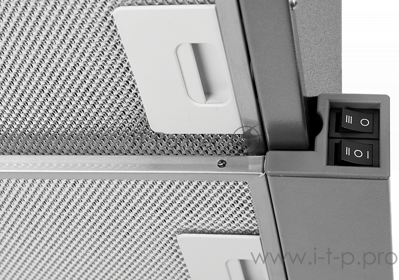 Встраиваемая вытяжка Kuppersberg SLIMLUX IV 60 X, ширина 60 см, отвод/рециркуляция, 550 м3/час, механическое управление, 3 скорости, светодиодное освещение 2х4 Вт, металлические жироулавливающие фильтры, угольный фильтр(опция), цвет нержавеющая сталь