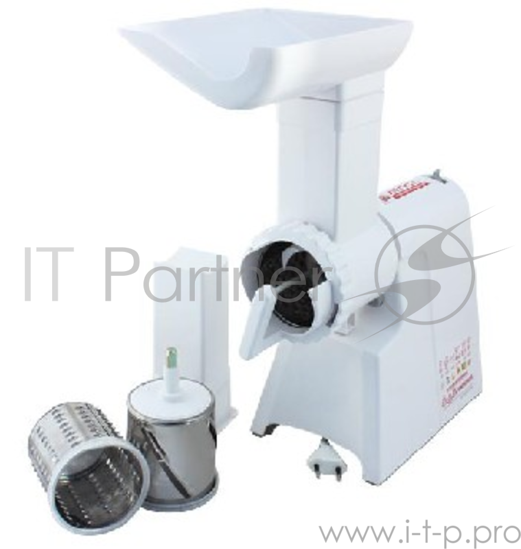 Мясорубка Мастерица КЭМ-02, г. Киров, с овощерезкой, производительность 40 кг/час, 3 скорости, максимальная мощность 600 Вт