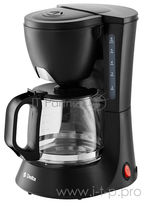 Кофеварка DELTA DL-8153 черная