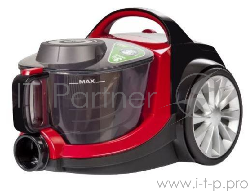 Пылесос Arnica Tesla, с циклонным фильтром, красный