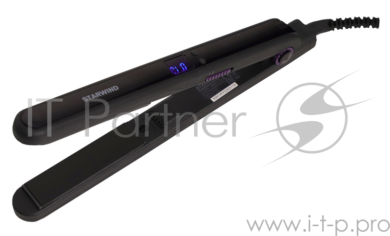 Выпрямитель Starwind SHE1103 65Вт черный/фиолетовый (макс.темп.:215С)
