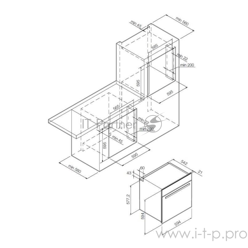 Встраиваемая электрическая духовка Graude BM 60.2 S