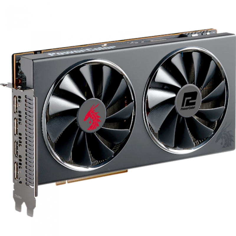 Видеокарта Powercolor AXRX 5700XT 8GBD6-3DHR/OC RTL {10} (71911)