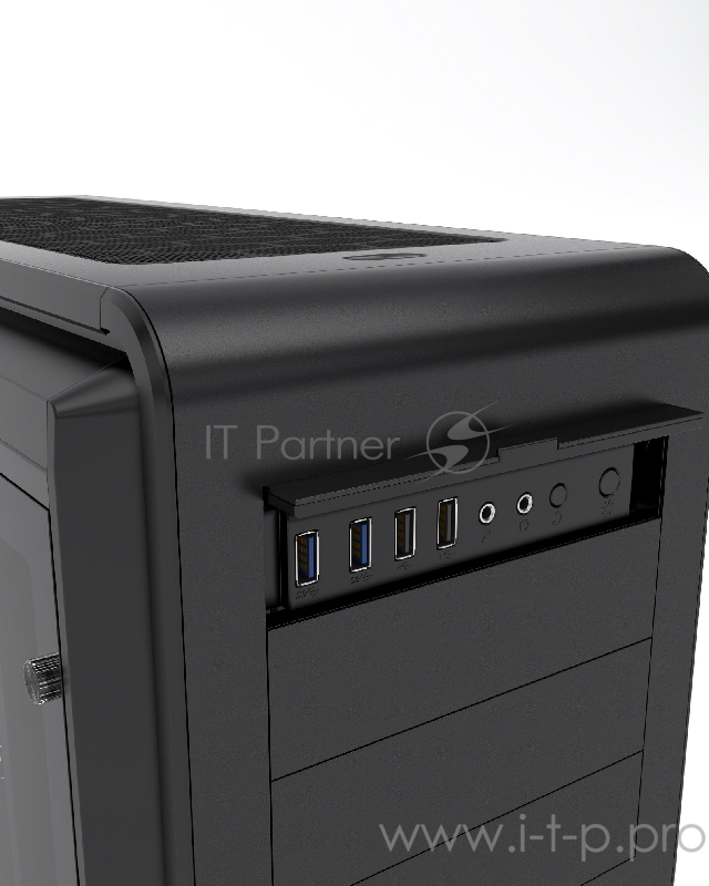 Корпус PHANTEKS Enthoo Luxe Tempered Glass, Black, Multi Color LED, без БП, алюминиевая лицевая панель, Full-Tower