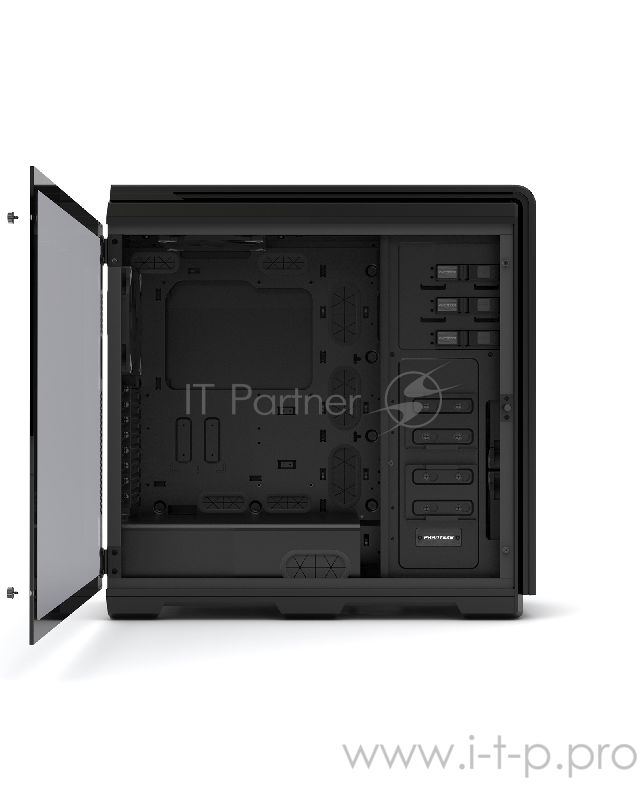Корпус PHANTEKS Enthoo Luxe Tempered Glass, Black, Multi Color LED, без БП, алюминиевая лицевая панель, Full-Tower
