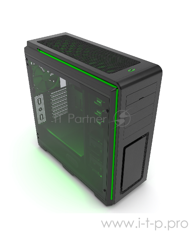 Корпус PHANTEKS Enthoo Luxe Tempered Glass, Black, Multi Color LED, без БП, алюминиевая лицевая панель, Full-Tower