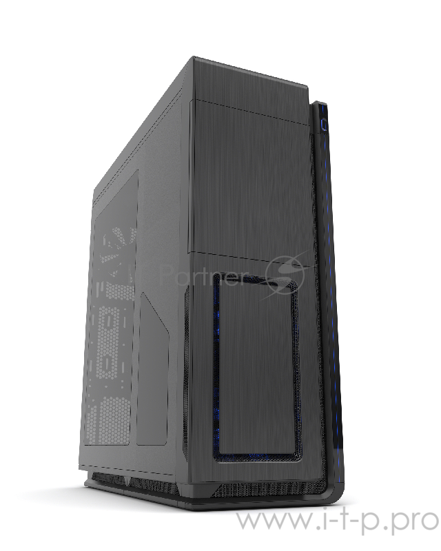 Корпус PHANTEKS Enthoo Primo Black/Blue LED Ultimate без БП, алюминиевая лицевая и верхняя панели, боковое окно, Full-Tower