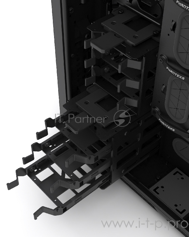 Корпус PHANTEKS Enthoo Primo Black/Blue LED Ultimate без БП, алюминиевая лицевая и верхняя панели, боковое окно, Full-Tower