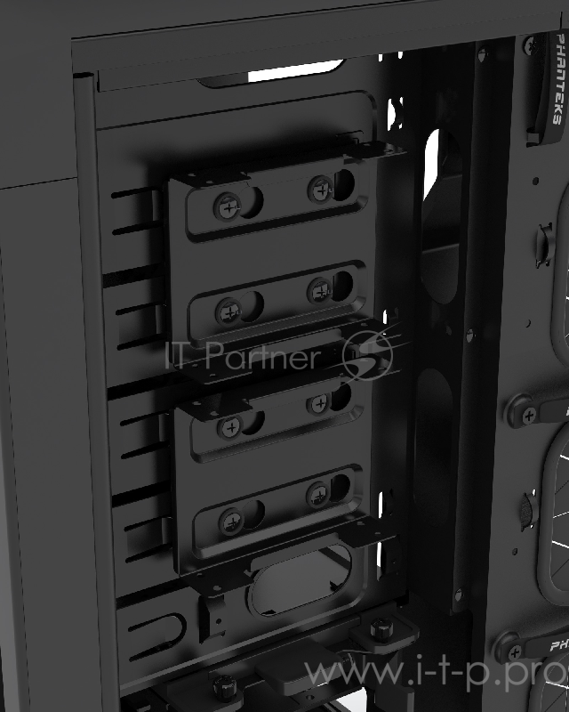 Корпус PHANTEKS Enthoo Primo Black/Blue LED Ultimate без БП, алюминиевая лицевая и верхняя панели, боковое окно, Full-Tower