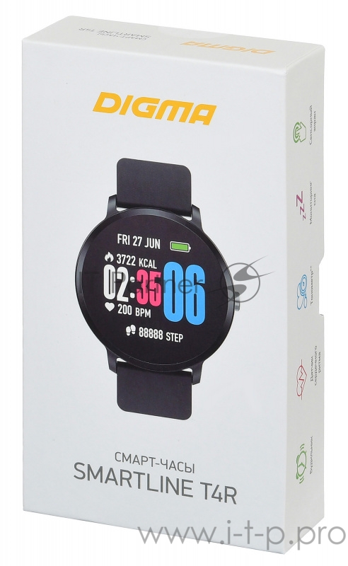Смарт-часы Digma Smartline T4r 1.3