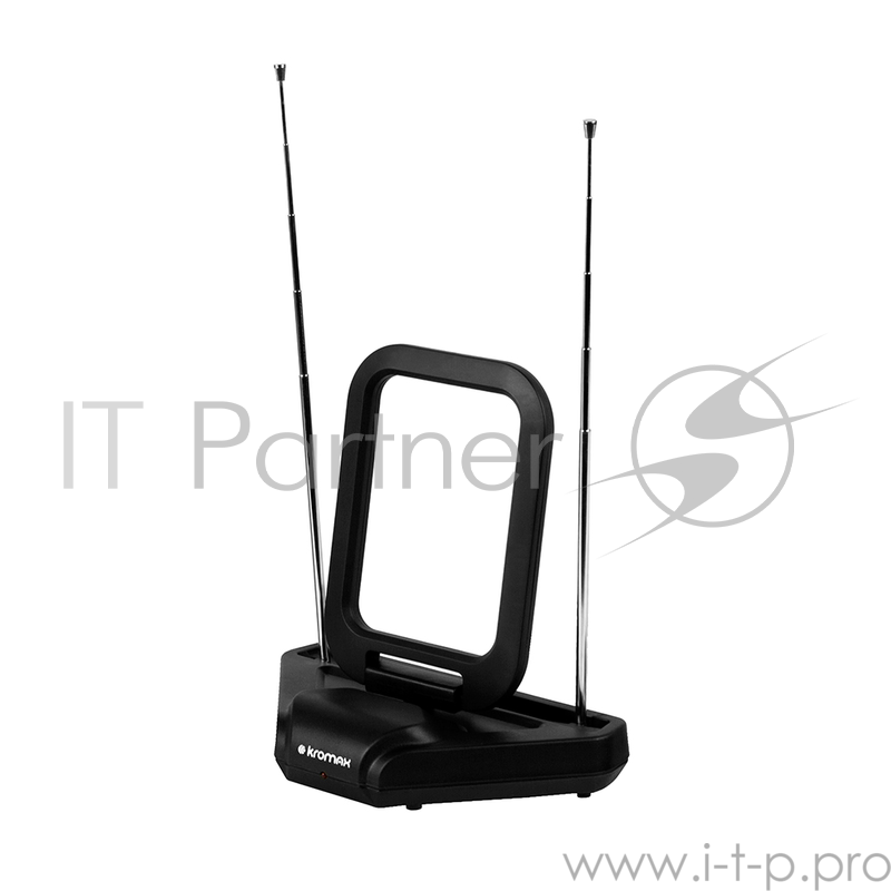 Антенна комнатная KROMAX 03-TV FLAT активная, диапазон DVB-T2, VHF: 87,5-230 МГц