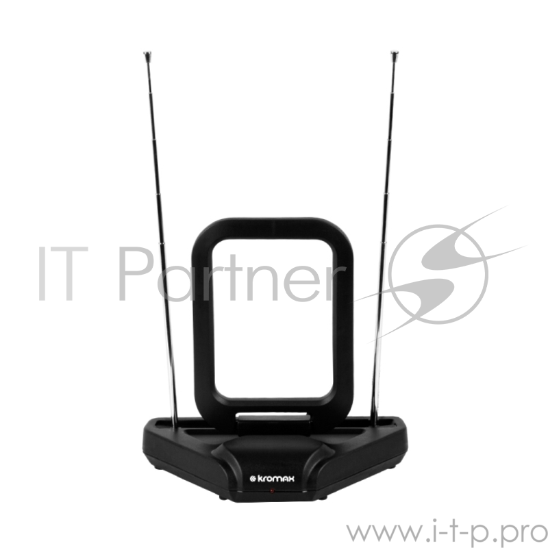 Антенна комнатная KROMAX 03-TV FLAT активная, диапазон DVB-T2, VHF: 87,5-230 МГц