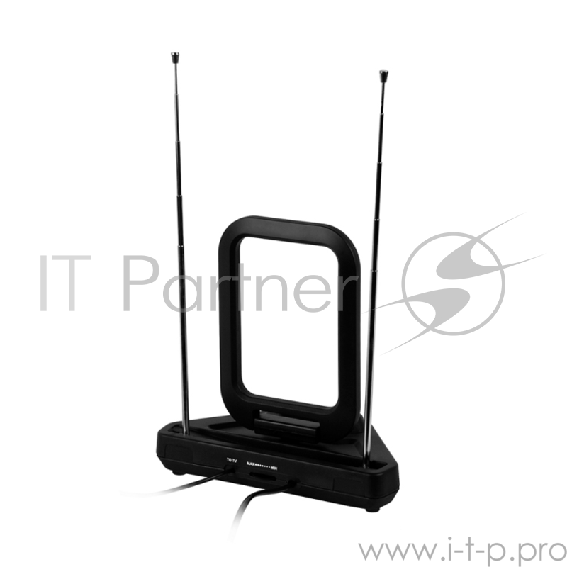 Антенна комнатная KROMAX 03-TV FLAT активная, диапазон DVB-T2, VHF: 87,5-230 МГц