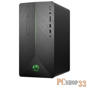 ПК HP Pavilion Gaming 790 790-0016ur <5WA19EA> i7-8700(3.2)/16Gb/1TB+128Gb SSD/NV RTX2070 8GB/DVD-RW/Win10/Black Green