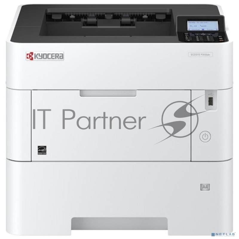Принтер Kyocera ECOSYS P3155dn (1102TR3NL0) {А4, 1200x1200 dpi, 45 стр/мин, 1024 МБ, Ethernet (RJ-45), USB, AirPrint}