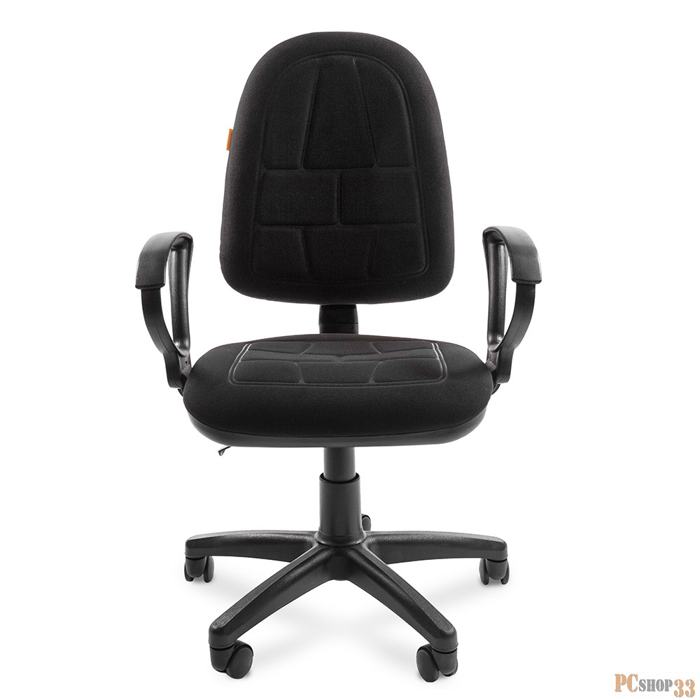 Chairman 205 чёрное Офисное кресло (ткань, пластик, газпатрон 2 кл, ролики)