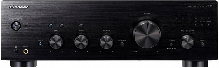 Усилитель мощности Pioneer A-70DA-K стерео полупроводниковый черный