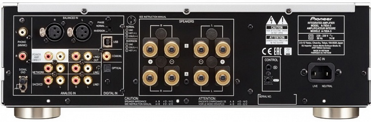 Усилитель мощности Pioneer A-70DA-K стерео полупроводниковый черный