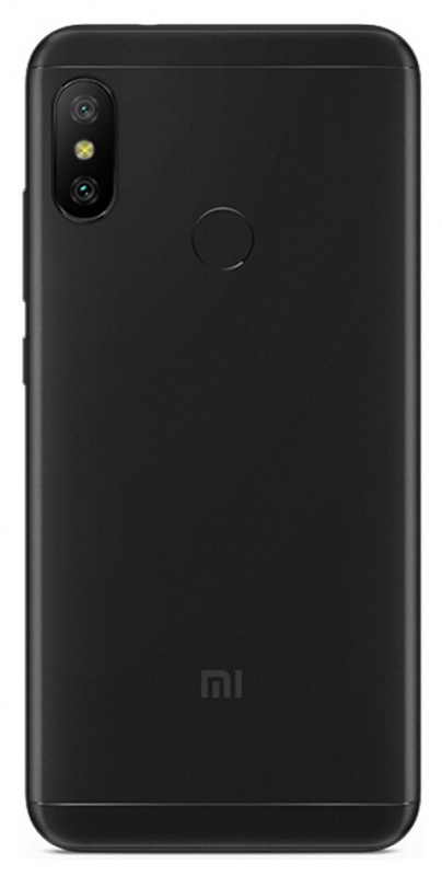 Смартфон Xiaomi Redmi 6 64Gb 3Gb черный моноблок 3G 4G 2Sim 5.45 720x1440 Android 8.1 12Mpix 802.11
