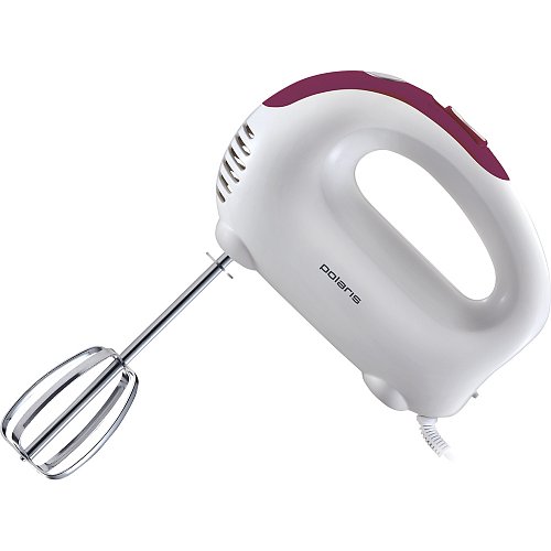 Миксер ручной POLARIS PHM 3018 белый/бордо