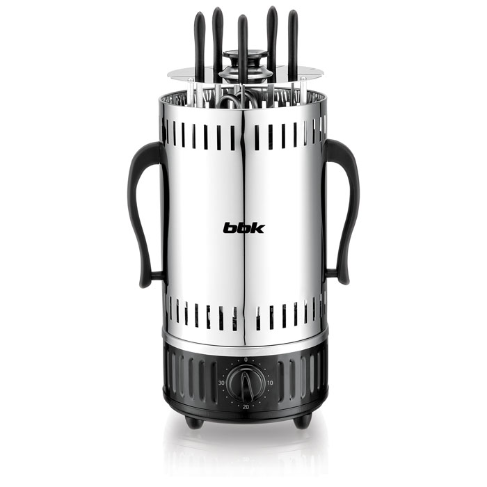 Шашлычница BBK BBQ601T нержавеющая сталь/черный