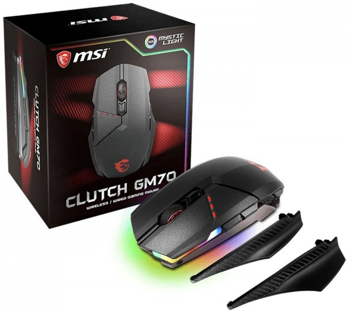 Мышка USB OPTICAL WRL GAMING CLUTCH GM70 GAMING MSI