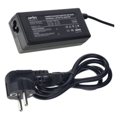 Блок питания Perfeo PF_A4637 универсальный для ноутбуков HP 70W (ULA-70H)