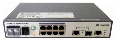 Коммутатор Huawei (S2700-9TP-PWR-EI) 9-портов 10/100BASE-T PoE and AC 110/220V