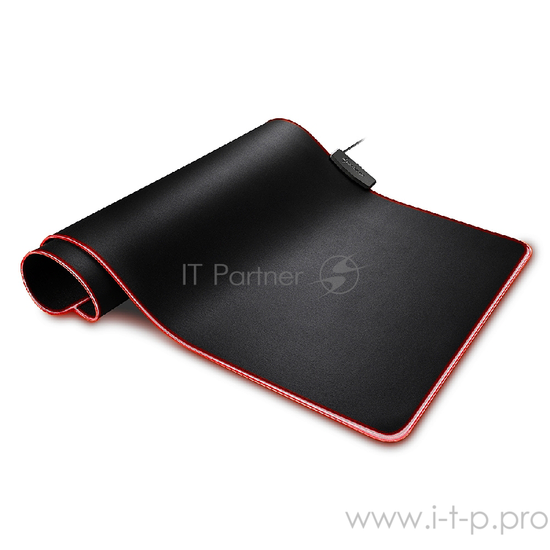Sharkoon 1337 RGB XXL игровой коврик для мыши чёрный (905 x 425 x 3 мм, RGB подсветка, текстиль, резина)