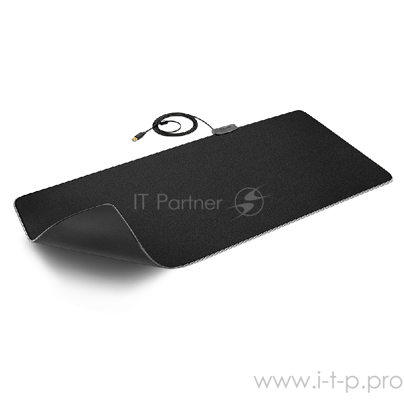 Sharkoon 1337 RGB XXL игровой коврик для мыши чёрный (905 x 425 x 3 мм, RGB подсветка, текстиль, резина)