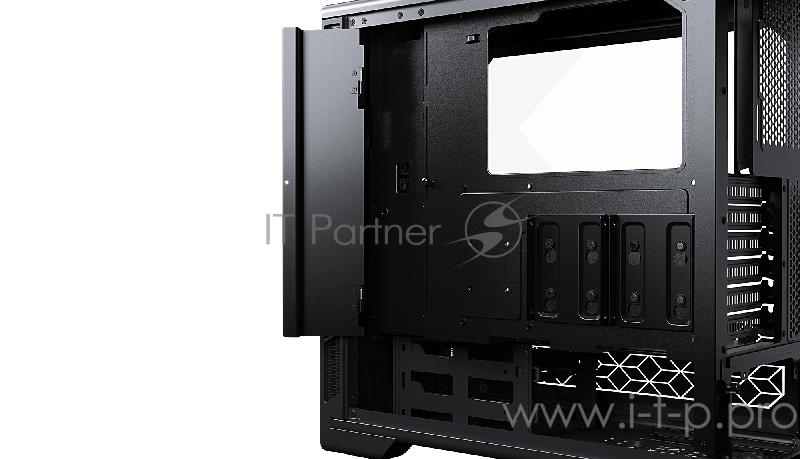 Корпус MetallicGear NEO Black V2, RGB LED иллюминация, алюминиевые лицевая и верхняя панели, боковые панели Tempered Glass, Mid-Tower