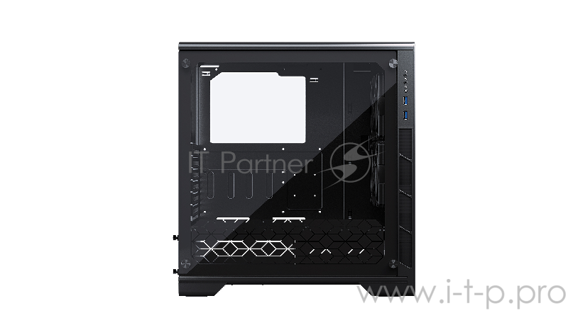 Корпус MetallicGear NEO Black V2, RGB LED иллюминация, алюминиевые лицевая и верхняя панели, боковые панели Tempered Glass, Mid-Tower