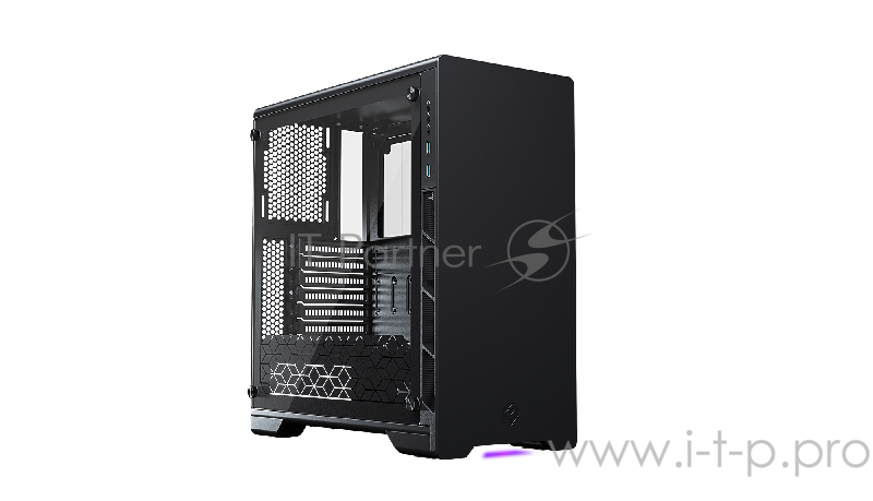 Корпус MetallicGear NEO Black V2, RGB LED иллюминация, алюминиевые лицевая и верхняя панели, боковые панели Tempered Glass, Mid-Tower