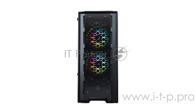 Корпус MetallicGear NEO G Black, ARGB LED Fans, фронтальная и боковая панели Tempered Glass, Mid-Tower