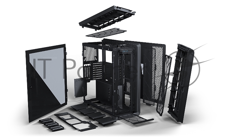 Корпус PHANTEKS Enthoo Luxe II Satin Black, Digtial RGB Lighting, без БП, боковое окно Tempered Glass, Full-Tower