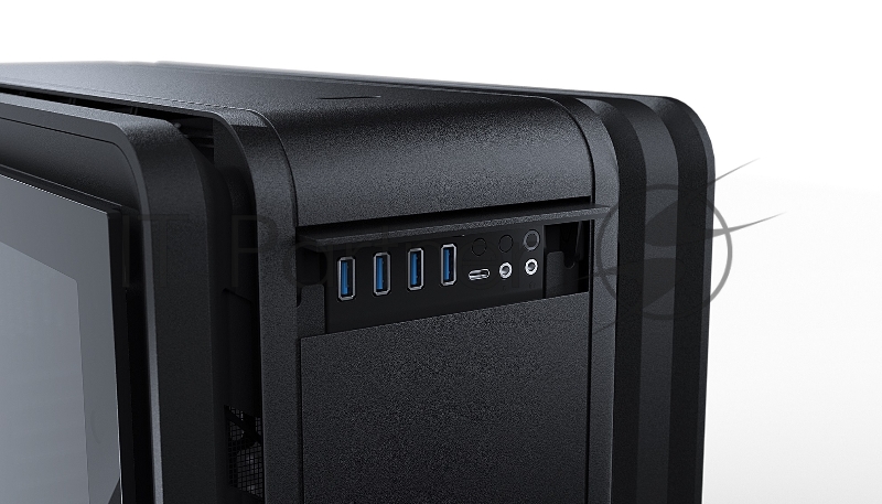 Корпус PHANTEKS Enthoo Luxe II Satin Black, Digtial RGB Lighting, без БП, боковое окно Tempered Glass, Full-Tower