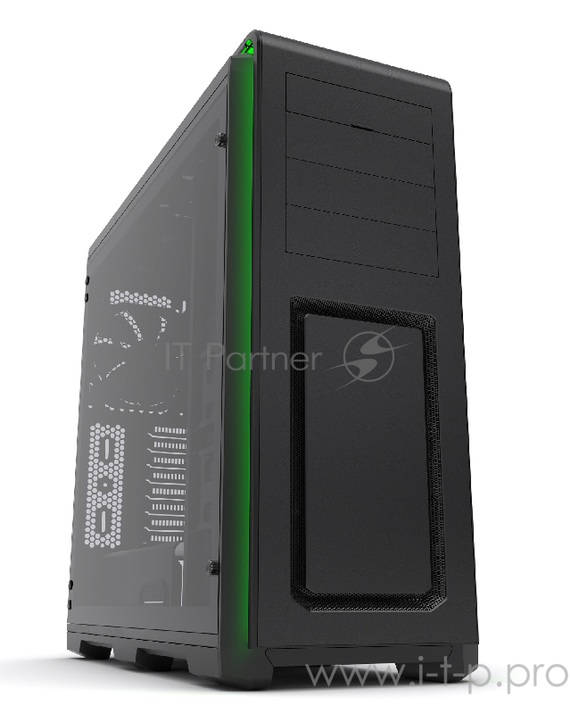 Корпус PHANTEKS Enthoo Luxe Tempered Glass, Black, Multi Color LED, без БП, алюминиевая лицевая панель, Full-Tower