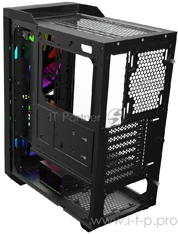 Gamdias Apollo M1 Игровой корпус чёрный (ATX, закаленное стекло, RGB fan 2x200 мм, 1xUSB 3.0, 2xUSB 2.0, HD Audio)