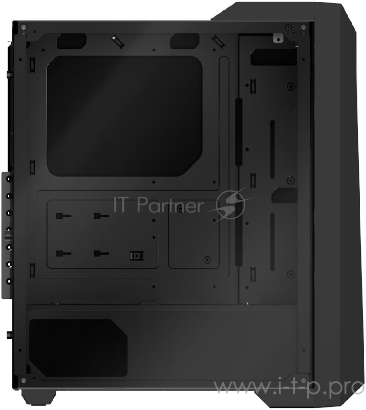 Gamdias Apollo M2 Игровой корпус чёрный (ATX, закаленное стекло, RGB fan 2x200 мм, 1xUSB 3.0, 2xUSB 2.0, HD Audio)