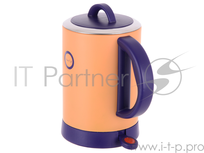 Чайник электрический Великие Реки Чая-7А 1800 Вт, 1,8 л, цвет оранжевый, нержавеющая сталь