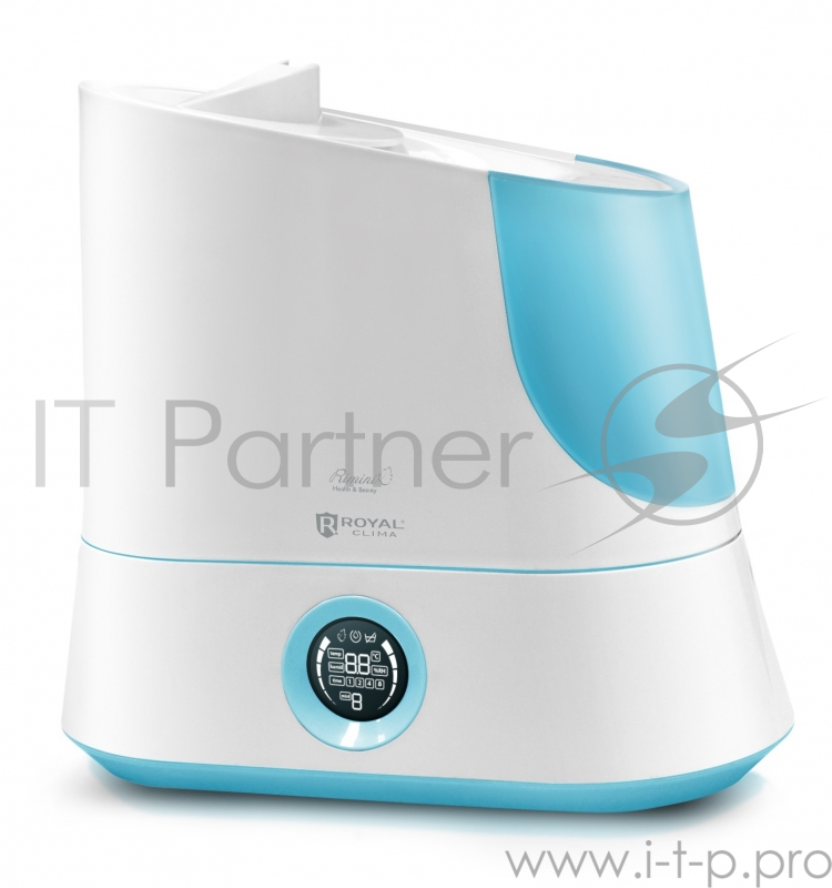 Увлажнитель воздуха ROYAL CLIMA RUH-R320/5.0E-BU голубой глянец у/звук. серии Rimini 5л 320мл/ч 16ч