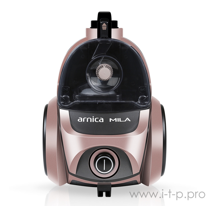 Пылесос ARNICA Mila, розовый, мощность двигателя: 750 Вт, емкость контейнера: 2,5 л, Длина сетевого кабеля: 6 м