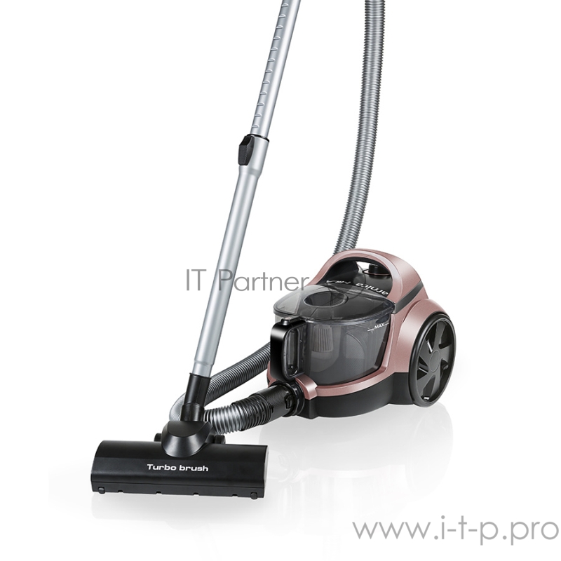 Пылесос ARNICA Mila, розовый, мощность двигателя: 750 Вт, емкость контейнера: 2,5 л, Длина сетевого кабеля: 6 м