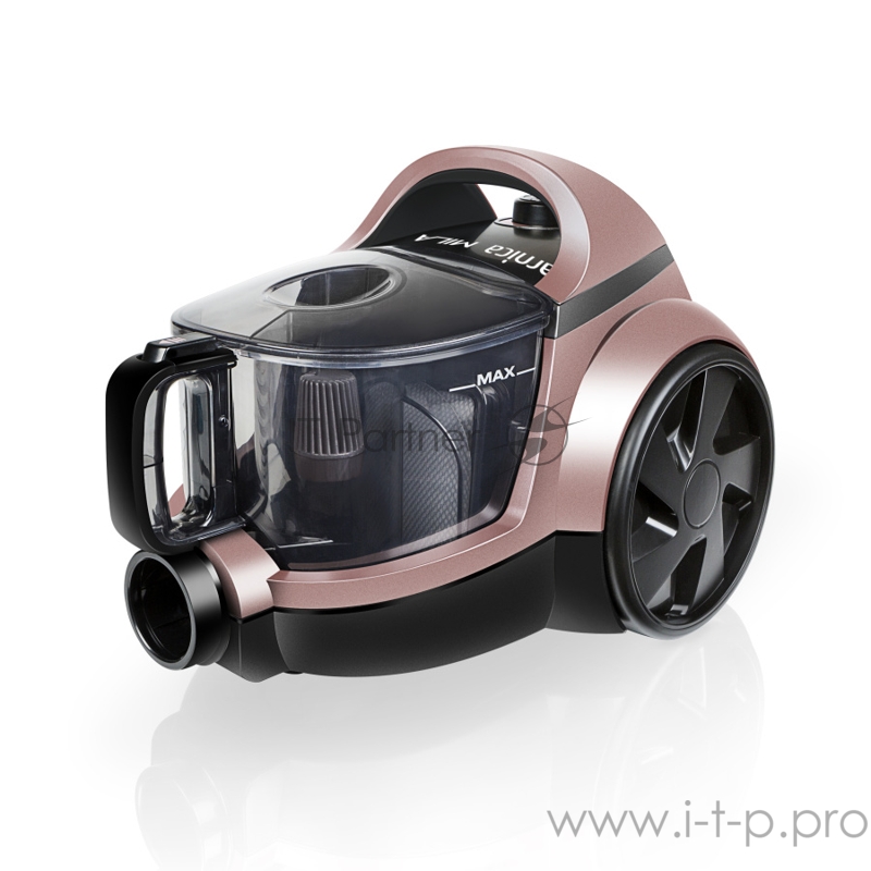 Пылесос ARNICA Mila, розовый, мощность двигателя: 750 Вт, емкость контейнера: 2,5 л, Длина сетевого кабеля: 6 м