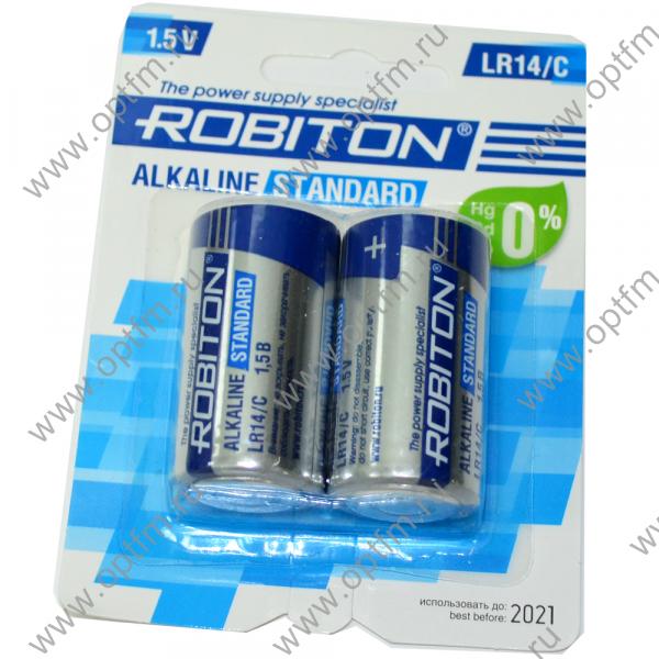 Батарейка алкалиновая Robiton Standard LR14 (блистер/2шт)