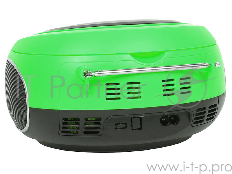 Аудиомагнитола BBK BX165BT зеленый/черный 3Вт/CD/CDRW/MP3/FM(dig)/USB/BT